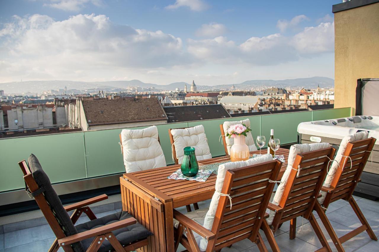 Apartamento Centropolitan Penthouse #Jacuzzi #Freeparking Budapest Exterior foto